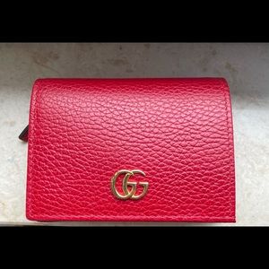Gucci leather card case wallet BRAND NEW!